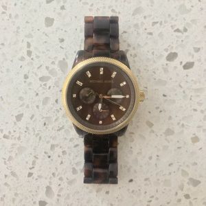 Michael Kors Tortoise Shell Ladies Watch MK5038